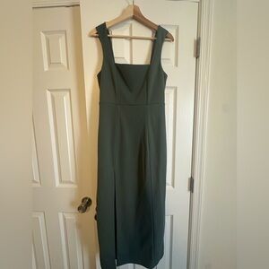 Show me your Mumu Eden midi dress - dusty sage green